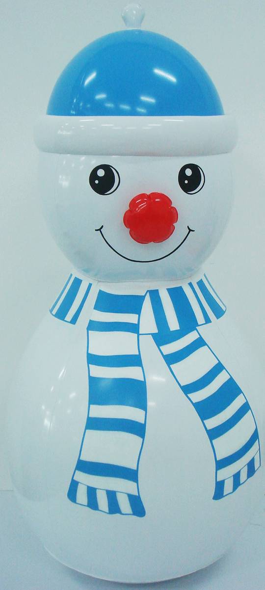 Customised Inflatable Snowman Tumbler Punching Bag Boxing Toys Party Game