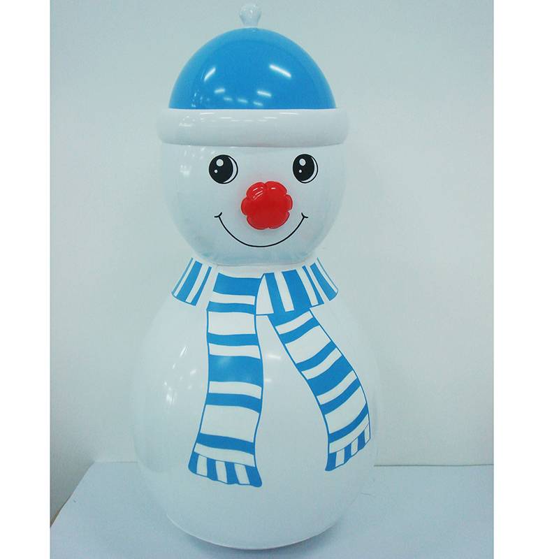 Customised Inflatable Snowman Tumbler Punching Bag Boxing Toys Party Game
