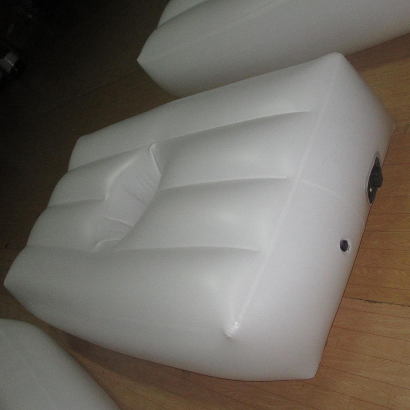 Customised Inflatable Mattress On Exterior Surface On Top And Hole. Hole Size:18.5*17.5Inch