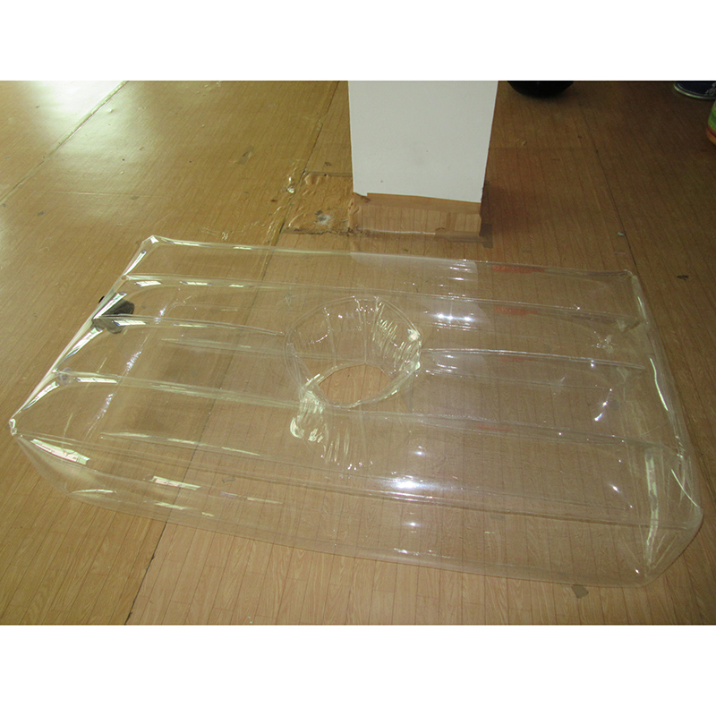 Customised Inflatable Clear Mattress And Hole. Hole Size:18.5*17.5Inch For Health Care