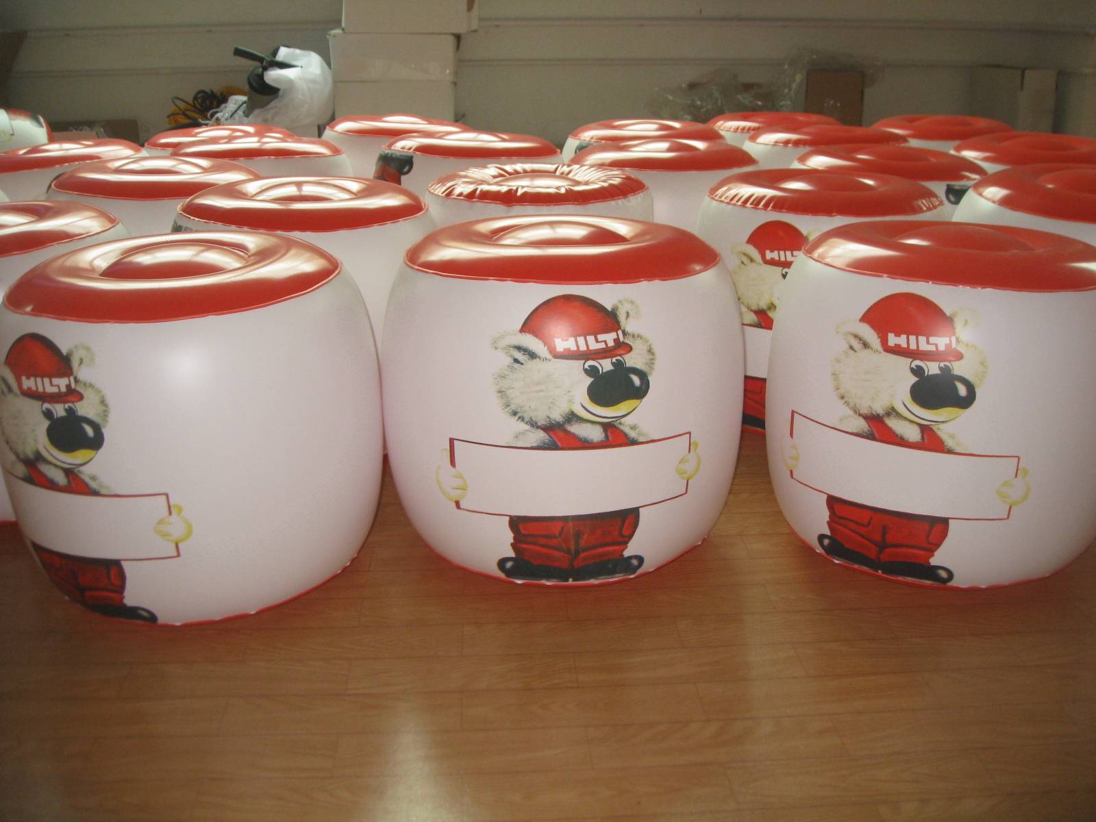 Customised Inflatable Furniture Sealed Cylinder Stool For Kids, Teens Room,Funny Indoor/Outdoor