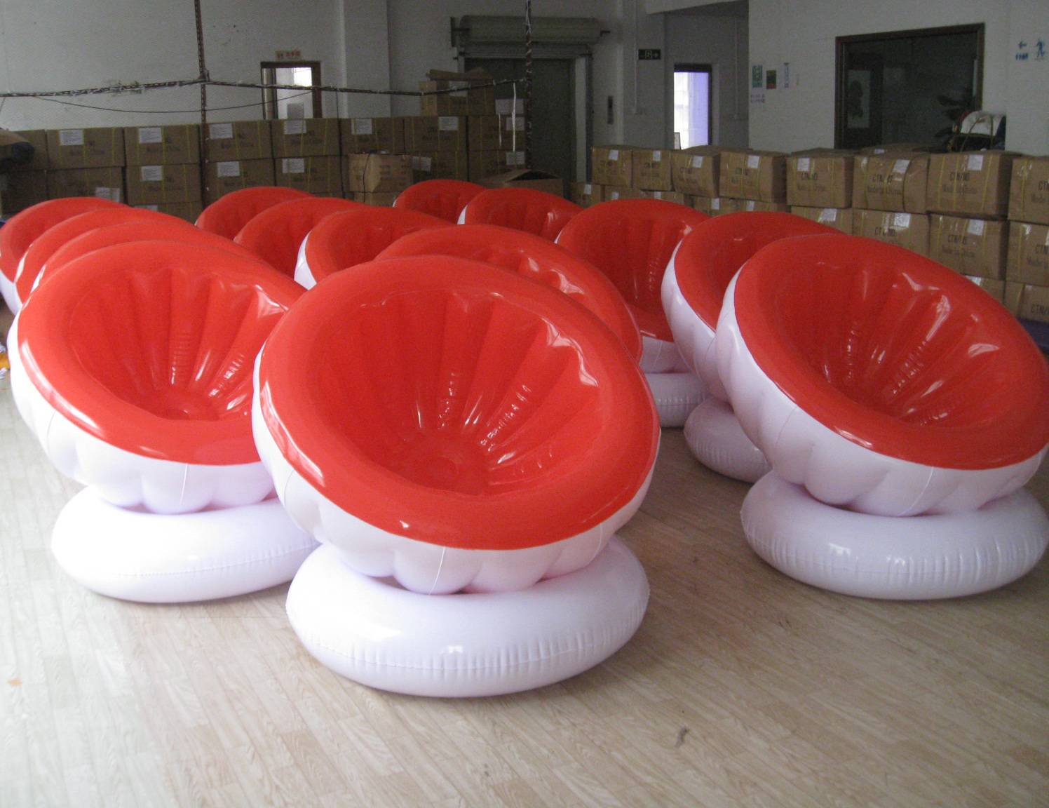 Customised 1.0M Wide Inflatable Half-Sphere Sofa, Without Printing For Indoor/Outdoor