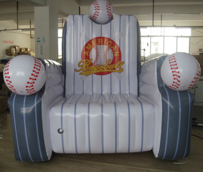 Customised Inflatable Furniture Air Sport Chair For Prizes, Event Decorations, Ideal Party Favors