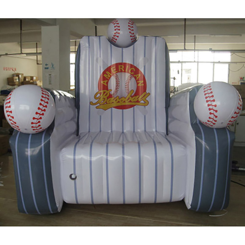 Customised Inflatable Furniture Air Sport Chair For Prizes, Event Decorations, Ideal Party Favors