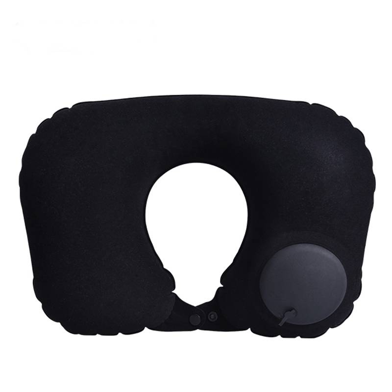 Customised U-Shape Flocked Travel Pillow Compressible, Compact,Comfortable