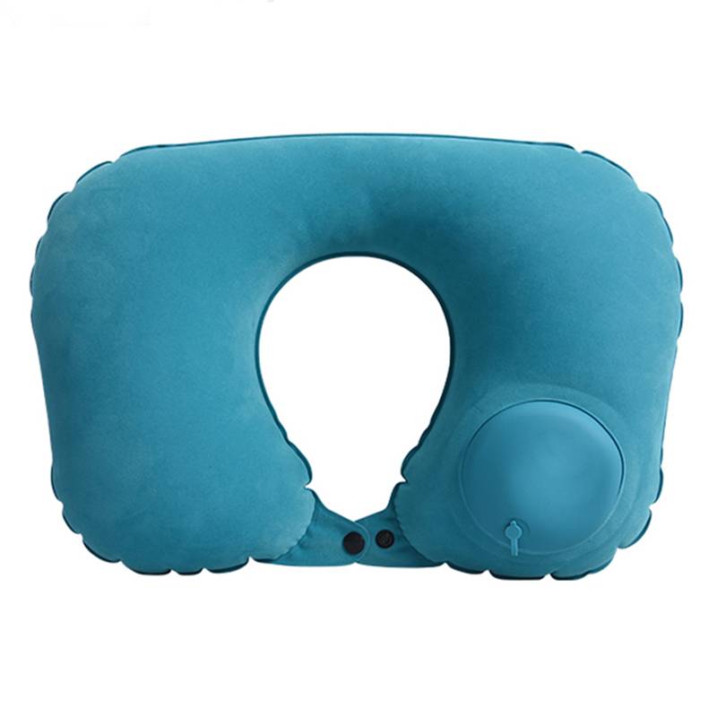 Customised U-Shape Flocked Travel Pillow Compressible, Compact,Comfortable