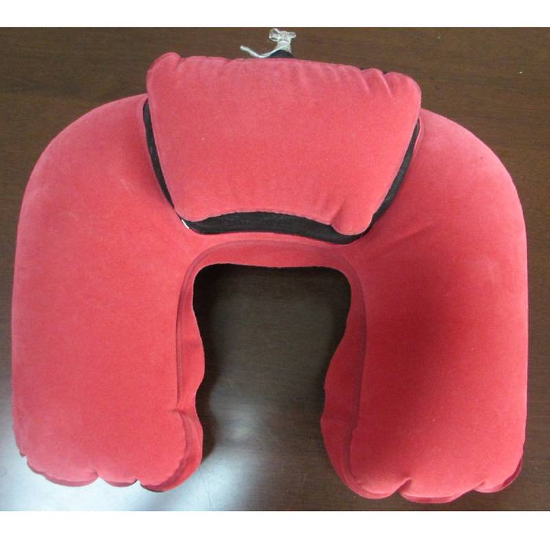 Customised Inflatable Flocked Pillows Compressible, Compact,Comfortable, Ergonomic Pillow For Neck