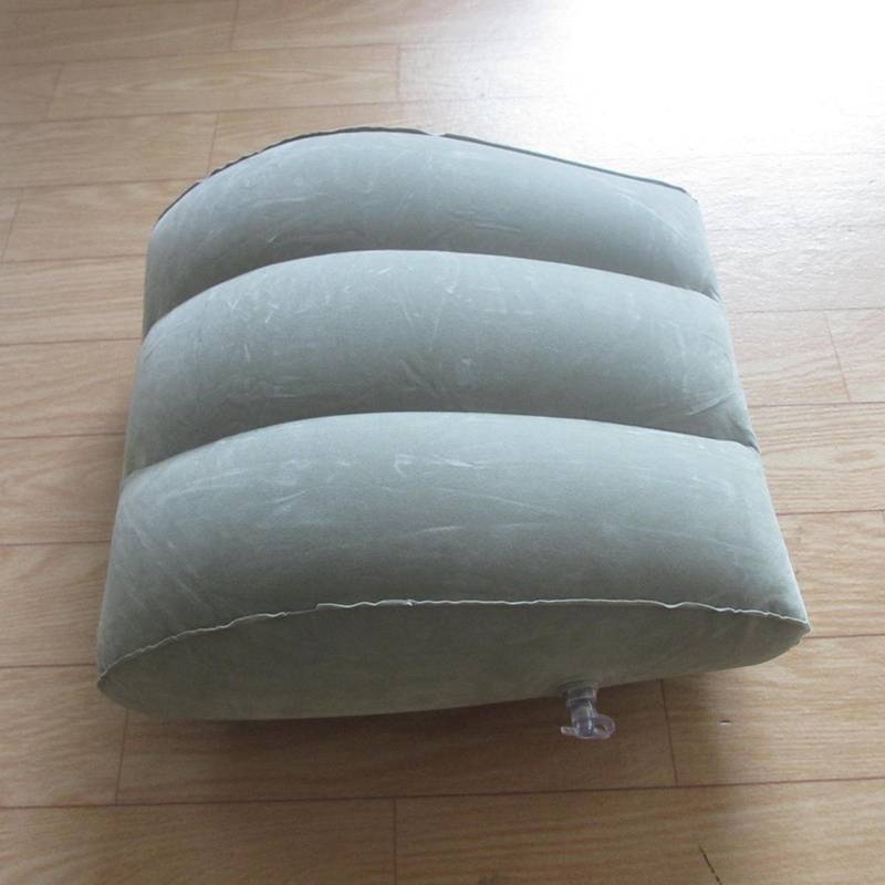 Customised Inflatable PVC Flocking Air Pillows Compressible, Compact,Comfortable