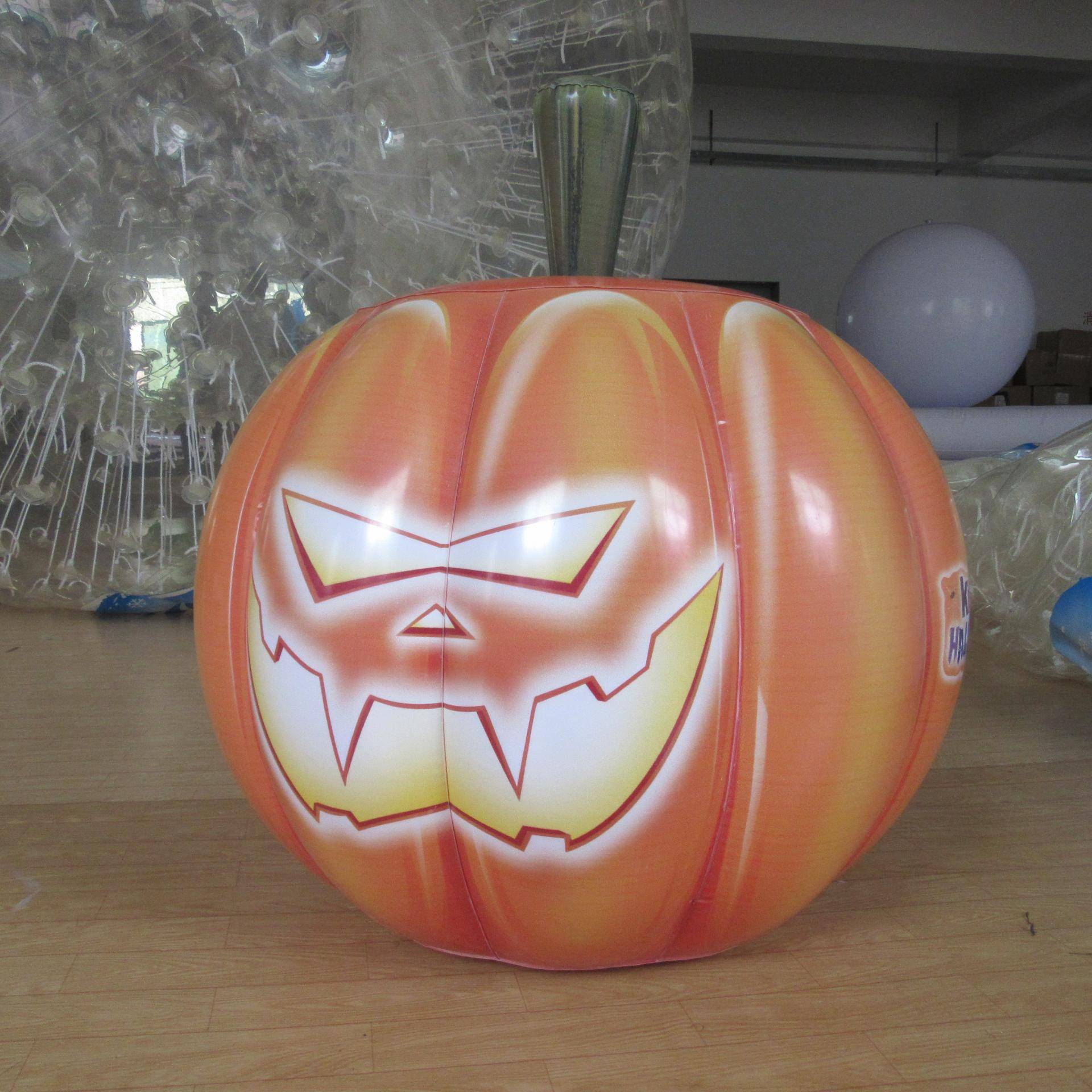 Customised Full Printing Inflatables Halloween Pumpkin For Holiday Party Yard Lawn Party Garden