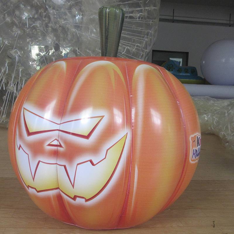 Customised Full Printing Inflatables Halloween Pumpkin For Holiday Party Yard Lawn Party Garden