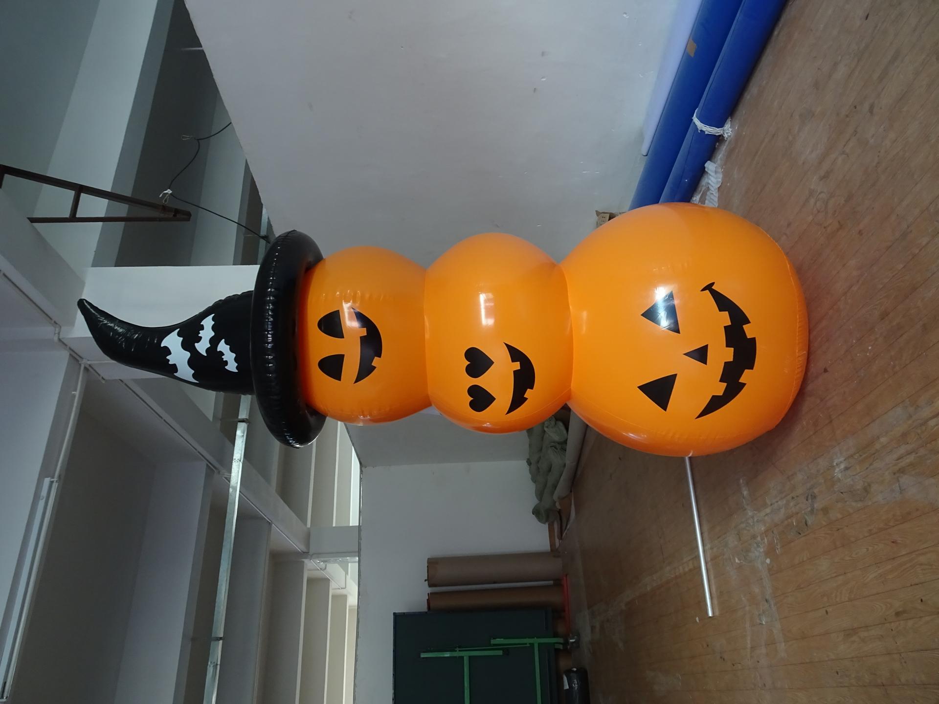 Customised PVC Sealed Inflatable Pumpkin Decorations Outdoor Indoor Cute For Holiday