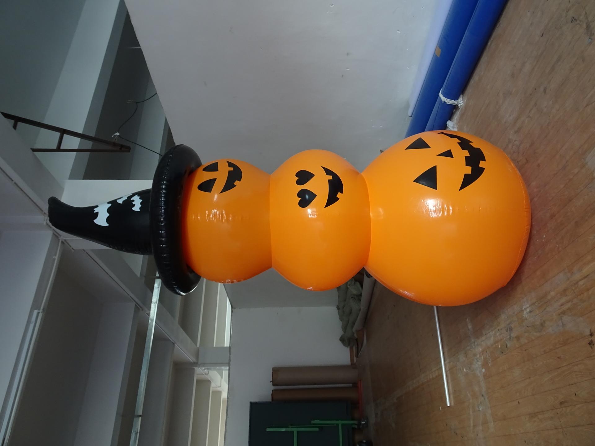 Customised PVC Sealed Inflatable Pumpkin Decorations Outdoor Indoor Cute For Holiday