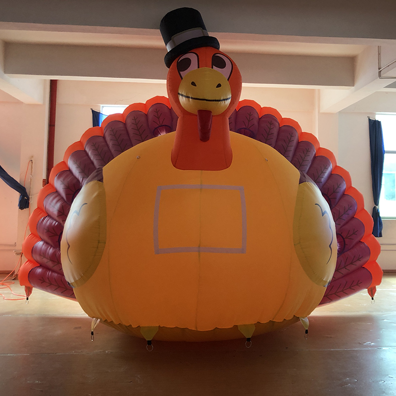 Customised Inflatable Turkey Peacock For Holiday Party Yard Lawn Party Garden