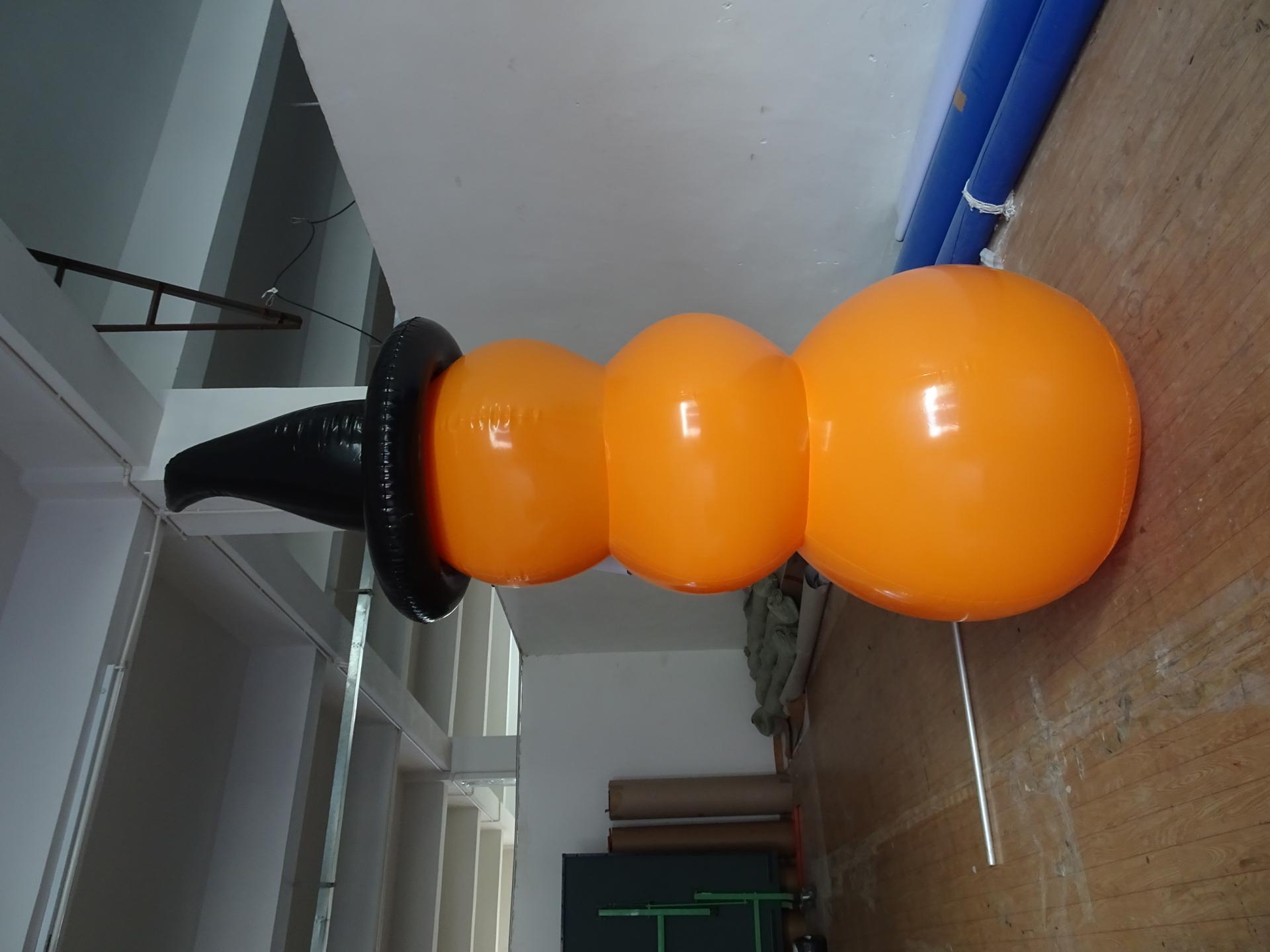 Customised PVC Sealed Inflatable Pumpkin Decorations Outdoor Indoor Cute For Holiday