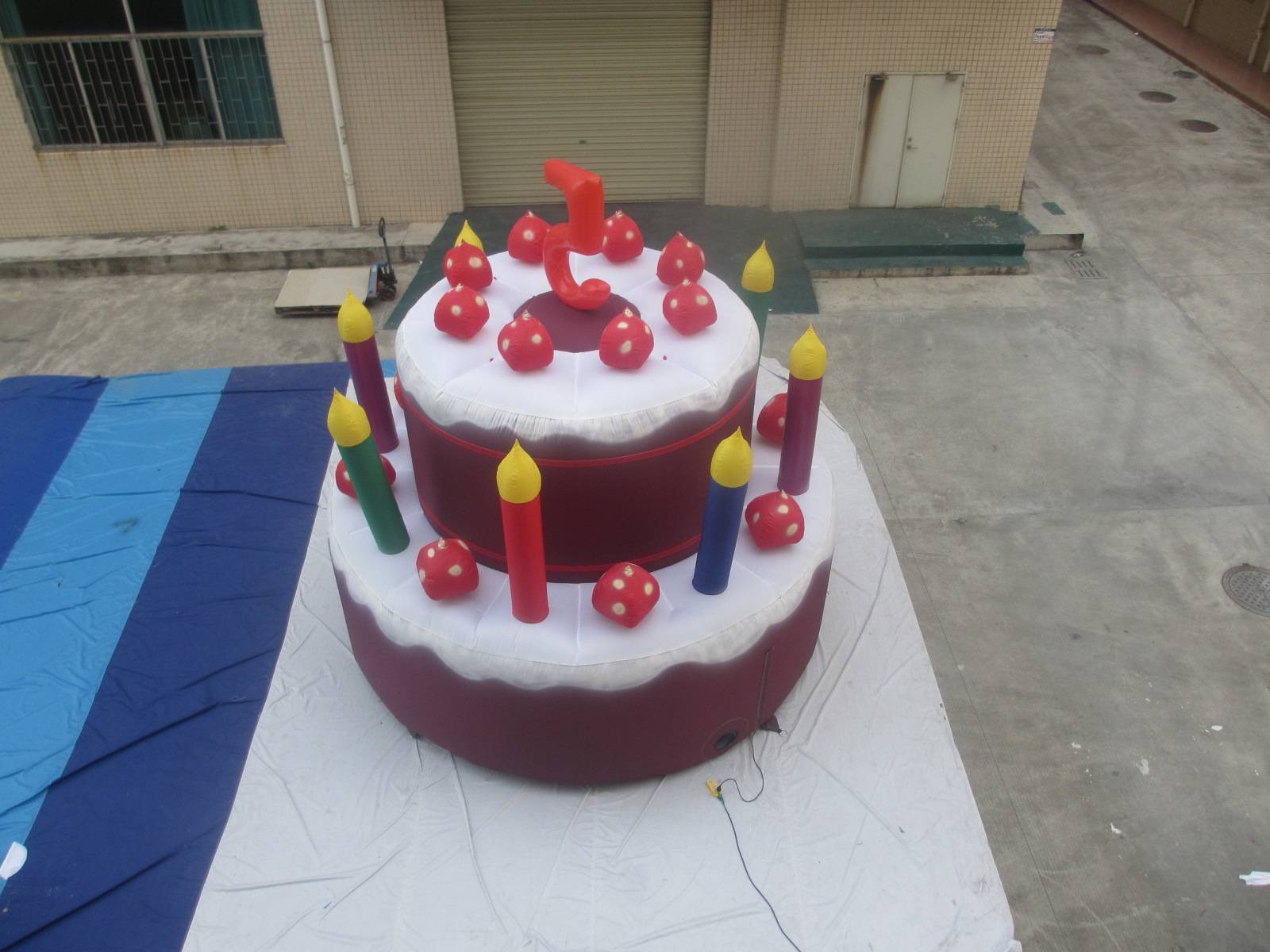 Customised Festival Inflatable Birthday Cake Replica Balloon For Attractive Gift, Love,Heart