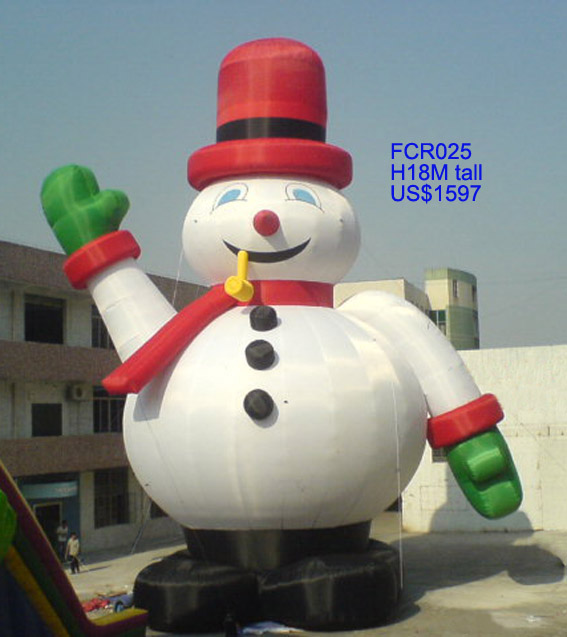 Customised Inflatable Christmas Snowman Yard Decorations Ornament Indoor Outdoor