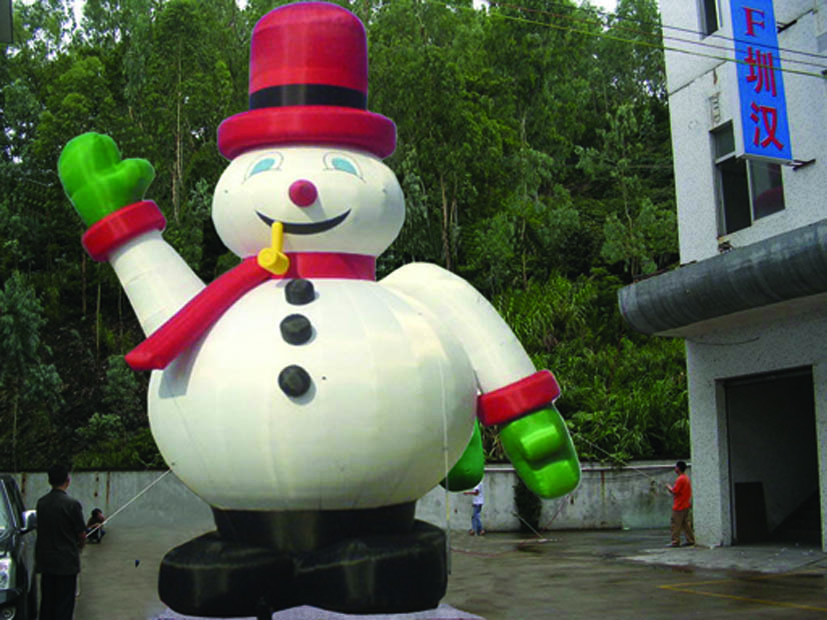 Customised Inflatable Christmas Snowman Yard Decorations Ornament Indoor Outdoor