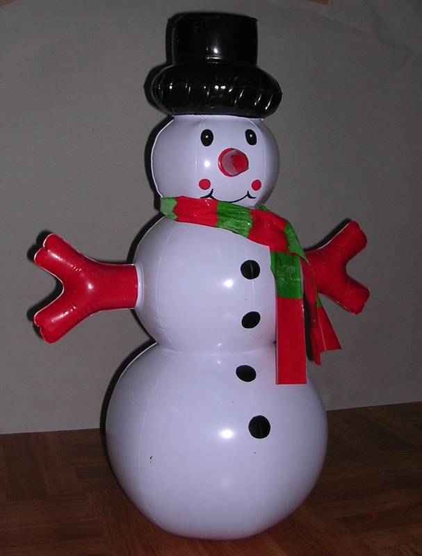 Customised  Inflatable Christmas Snowman For Yard Decorations Ornaments Lighting Up Indoor Outdoor
