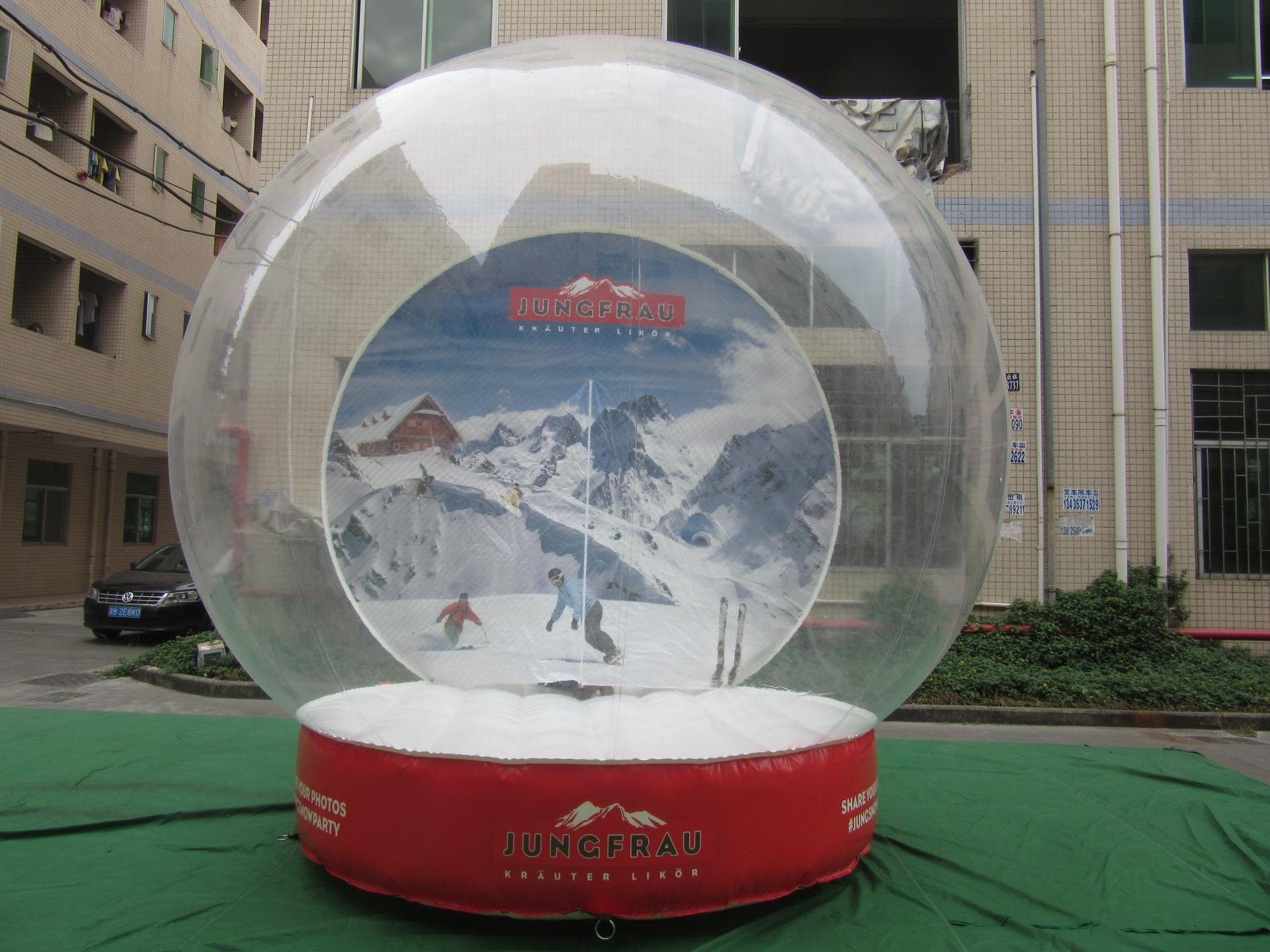 Customised Inflatable Ground Dome Ball Christmas Yard Decorations Ornaments Lighting Up