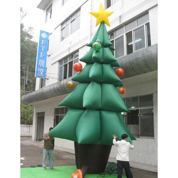 Customised 3M Christams Tree Blow Up Indoor Outdoor Garden Xmas Decor Holiday