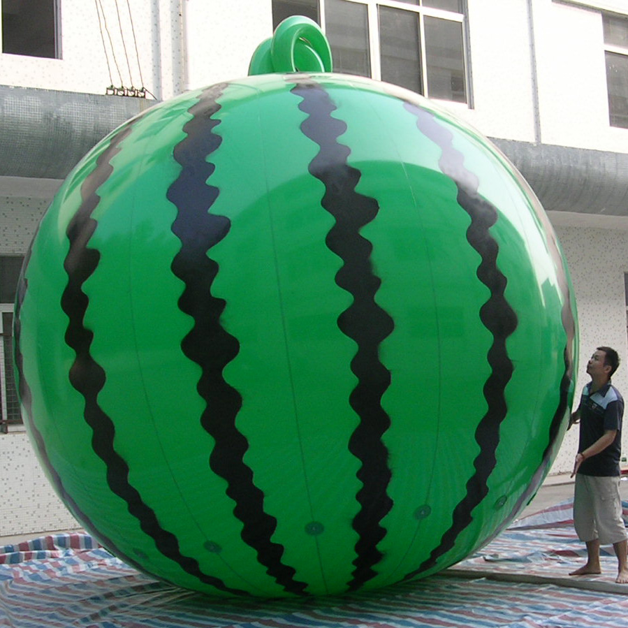 Customised Giant Large Watermelon Balloon Ready To Inflate With Air, Helium Or Fill With Water