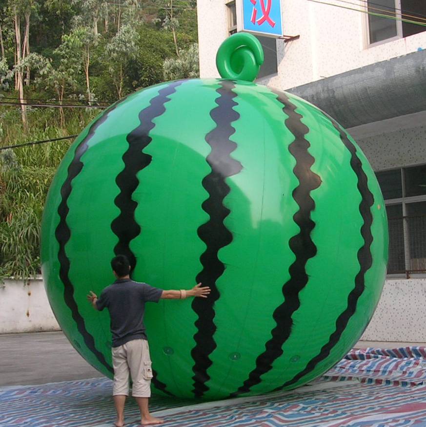 Customised Giant Large Watermelon Balloon Ready To Inflate With Air, Helium Or Fill With Water