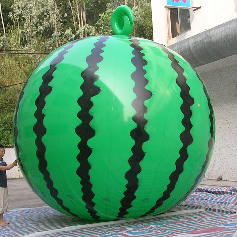 Customised Giant Large Watermelon Balloon Ready To Inflate With Air, Helium Or Fill With Water