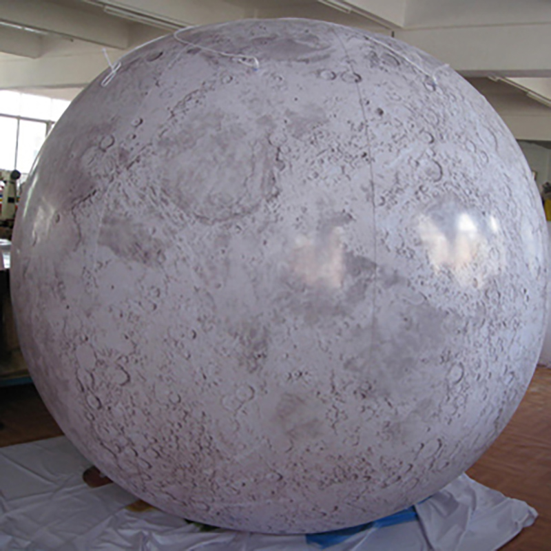 Customised Inflatable Large Huge Easy To Inflate Moon Planet Balloon For Commercial Party