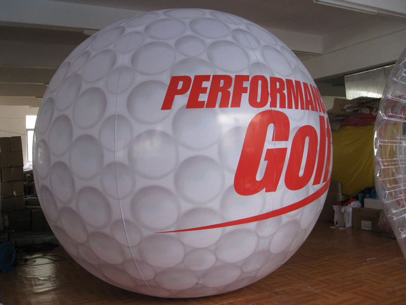 Customised Giant Large Golf Globe Map Helium Balloon Inflate With Air, Helium Or Fill With Water