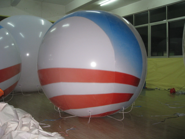 Customised PVC Helium Balloons With Obama Logo For Usa Presidant Showing