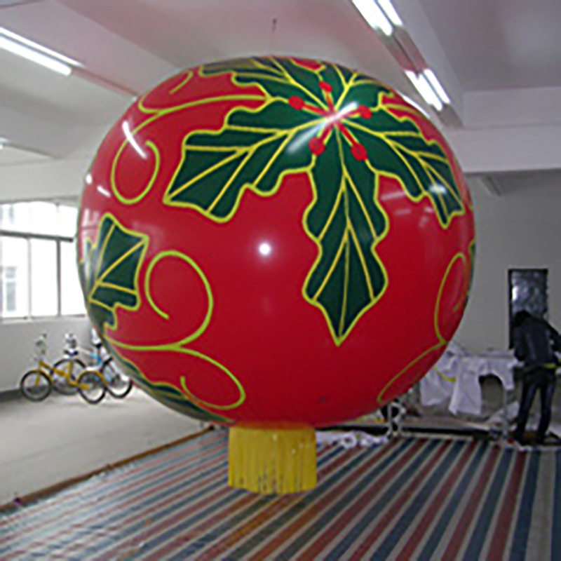Customised Inflatable Giant Large Huge PVC Lantern Balloons With Green Artworks Printing