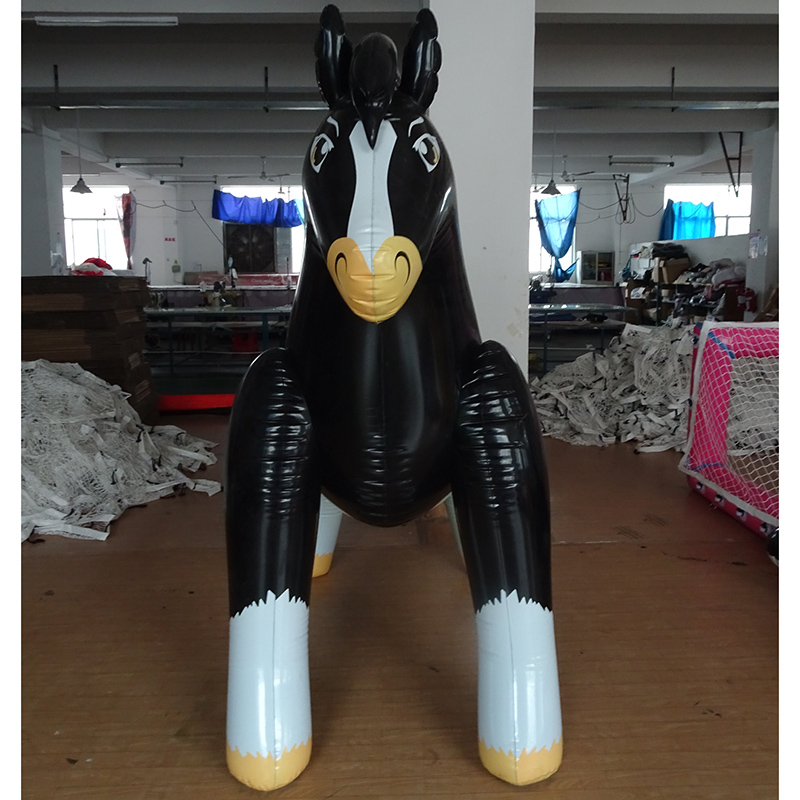 Customised Inflatable Horse Replica Cartoon Animals Figurines Toys For Party Decoration, Decors