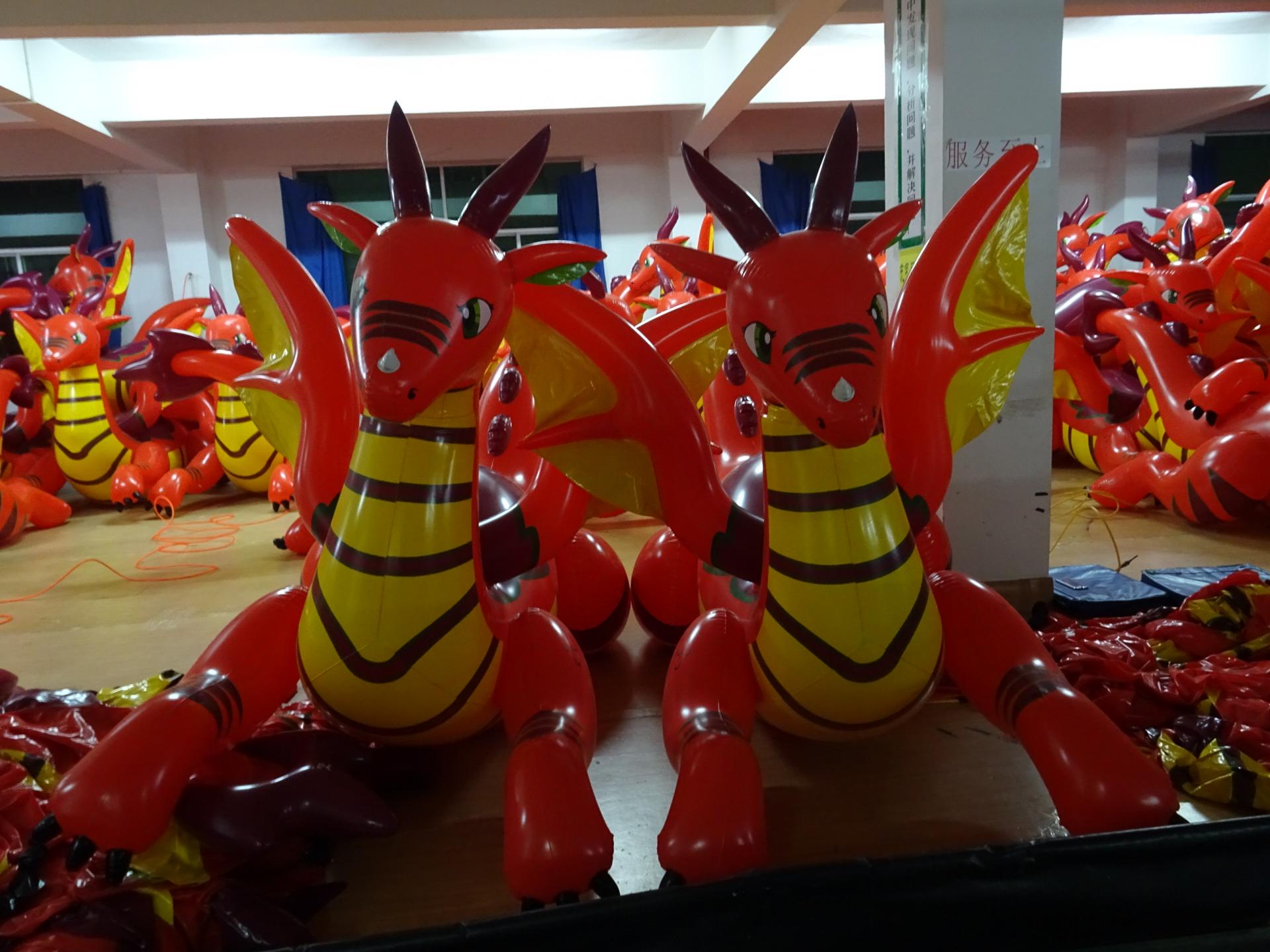 Custom Inflatable Rider Animal Fyaryuu Dragon Cartoon For Advertising Or Playing