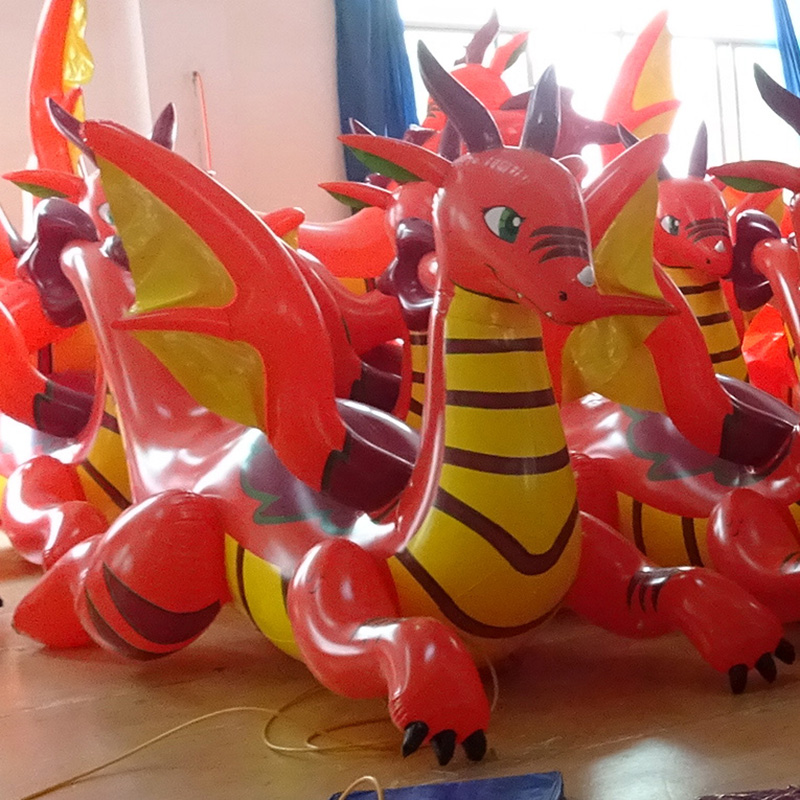 Custom Inflatable Rider Animal Fyaryuu Dragon Cartoon For Advertising Or Playing