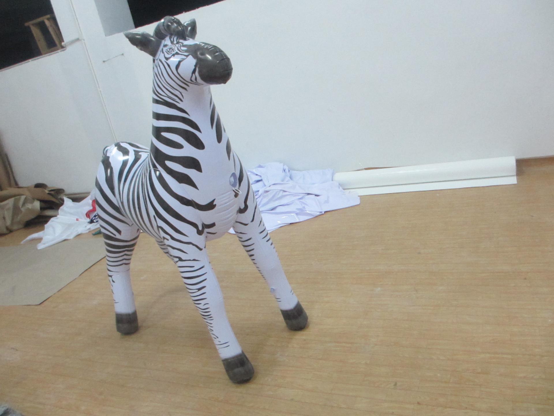 Customised Inflatable Air Dorable Airblown Stuffed Figures,Collection Replica Zebra