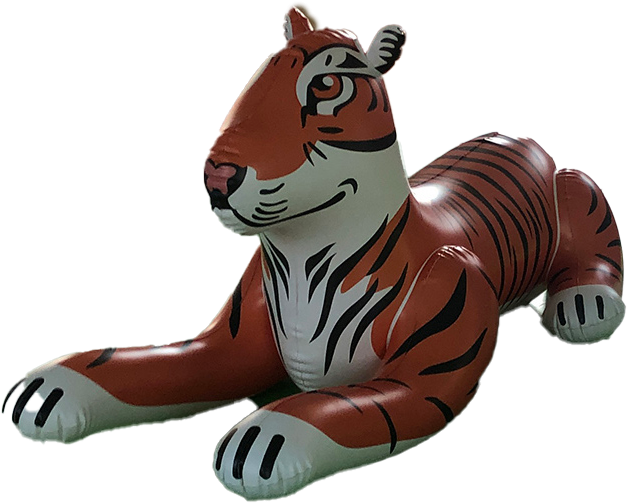 Customised Inflatable Giant Large PVC Airtight Tiger Cartoon Figurines Toys Gifts