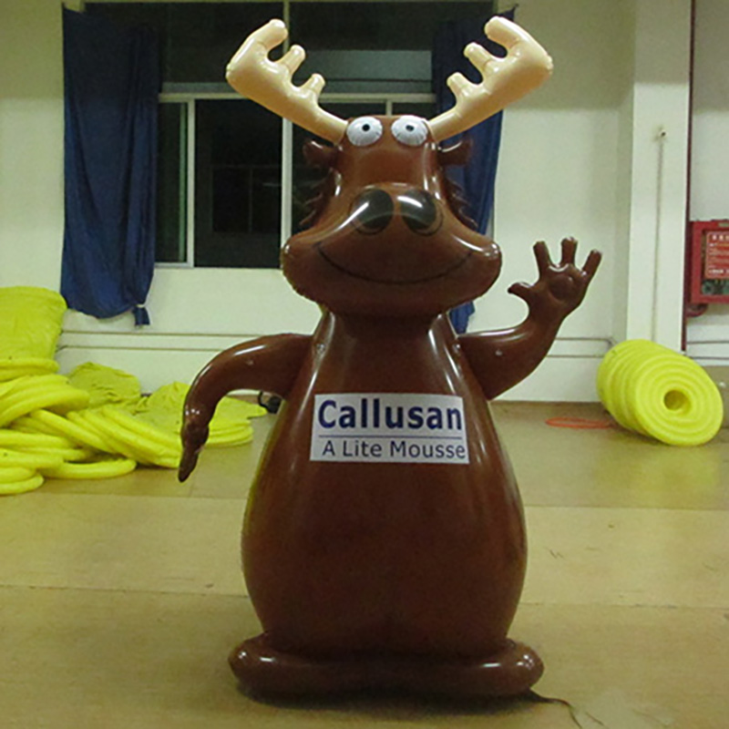 Customised Inflatable PVC Large Moose Replics Inflate With Air, Helium Or Fill With Water