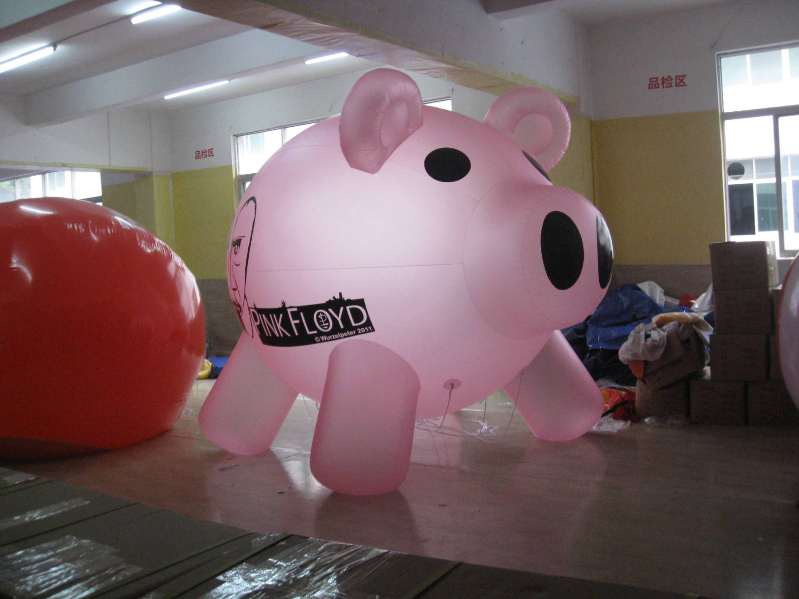 Customised Inflatable Giant Large To Inflate Plastic PVC Pig Ready To Inflate With Air, Helium