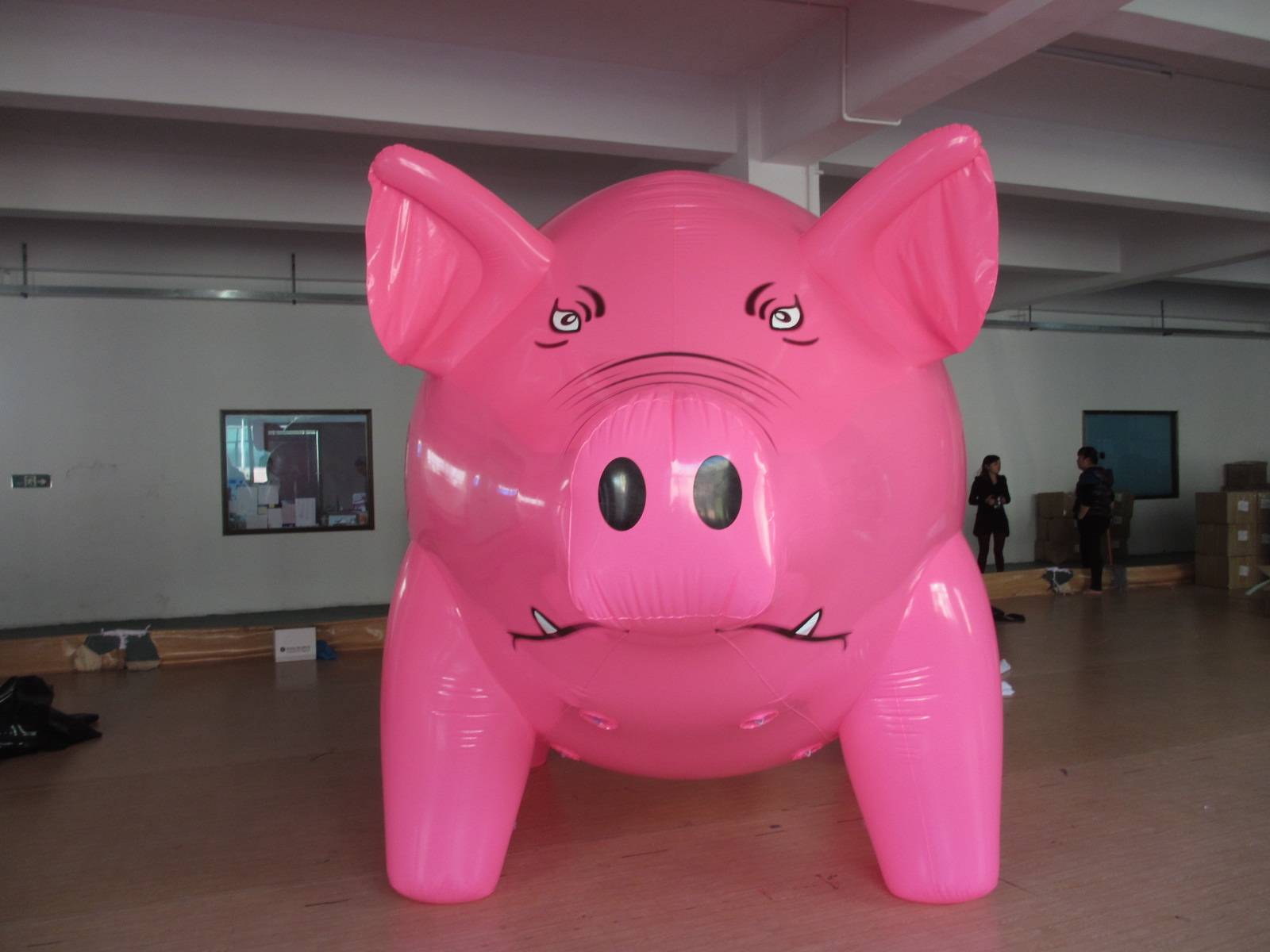 Customised 10Ft Long Giant Large PVC Sealed Helium Pig For Advertising, Trade Showiing