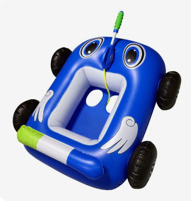 Hot selling Inflatable Car Boat Pool Float with Squirt Toy for Kids