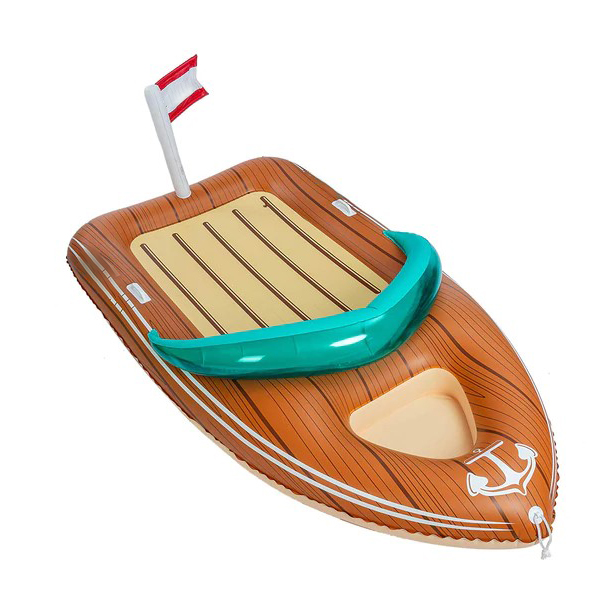 Summer Swimming Pool Party Lounge Inflatable Boat Pool Float Raft Decorative Toys for Children and Adults