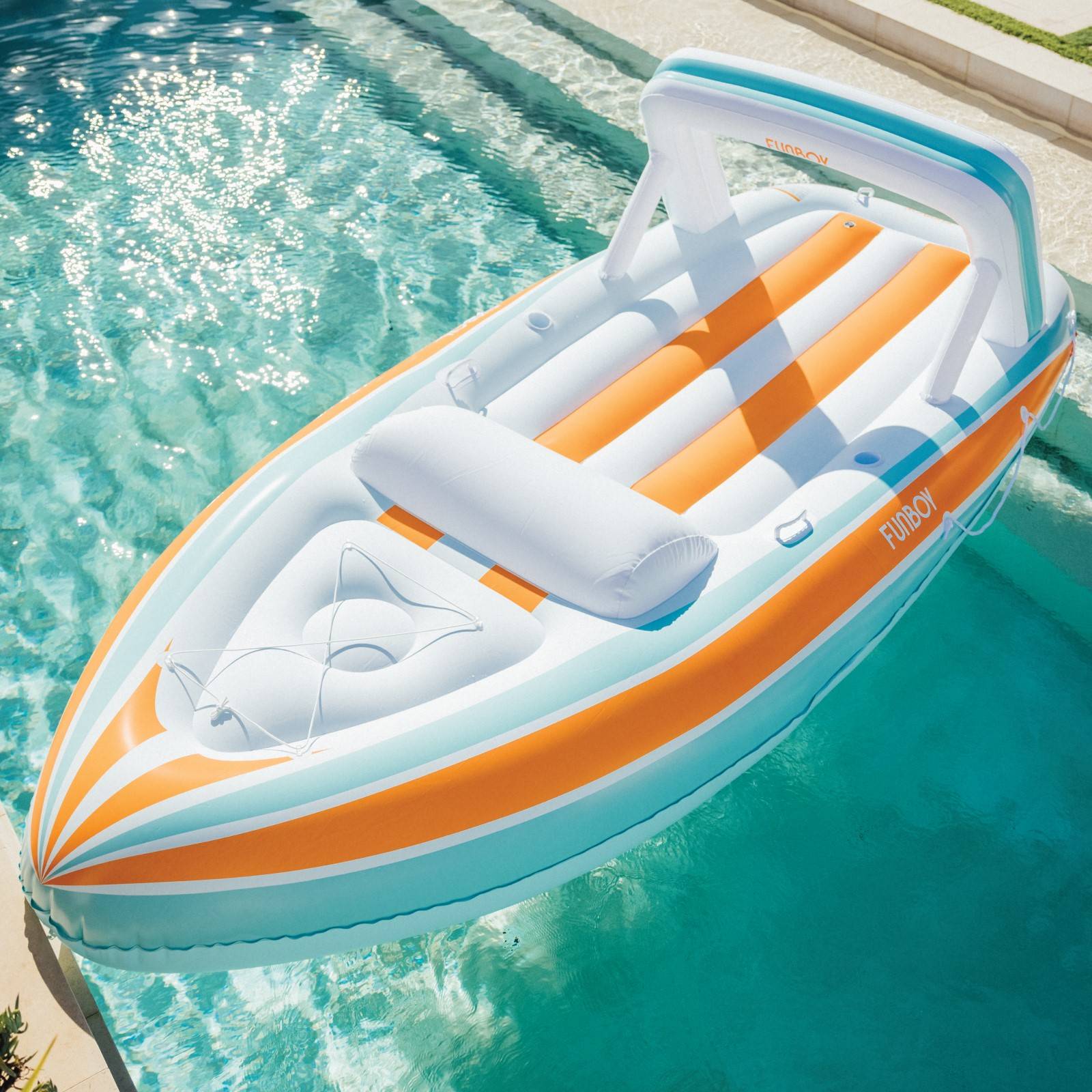 Boat Pool Float Raft Kids Ride On Toy Adult Lounge BIG Swim Beach Water 