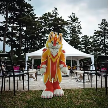Popular Inflatable Suit fox Costume Entertainment Pvc Inflatable Cartoon Animal Suit 