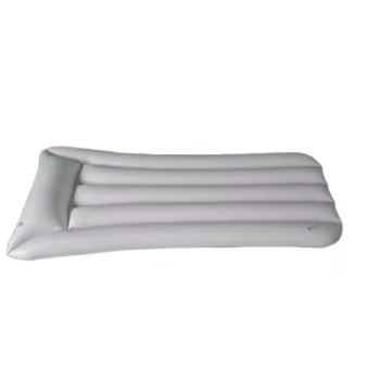 Customized Inflatable Pool Float with Pillow White Floating Bed Water Float Mattress for Sale