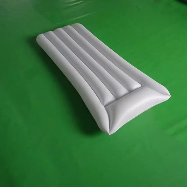 Customized Inflatable Pool Float with Pillow White Floating Bed Water Float Mattress for Sale