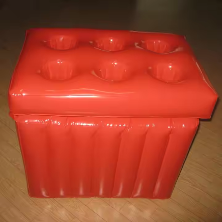 Customized Portable Inflatable Salad Food Drinks Ice Bucket Coolers Pvc Inflatable Cooler for Party Picnic Camping