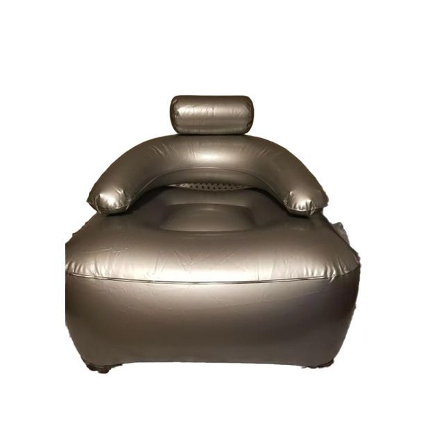 Customized Silver Inflatable Bubble Chair Sofas Living Room Furniture Outdoor Camping Travel