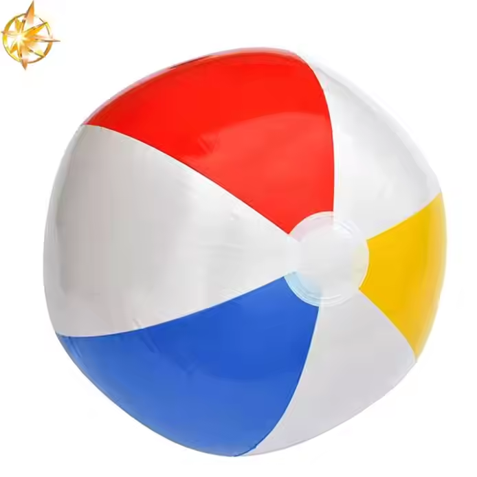 Customized Beach Ball Rainbow Color PVC Inflatable Water Balloons Indoor Outdoor Party Fun