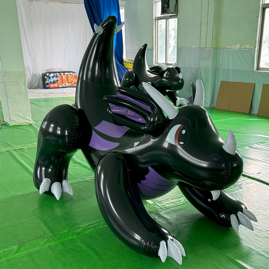 inflatable dragon cartoon Figures toys gifts Great Party Decoration on house countr yard