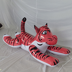 Custom make Inflatable Odm/Oem Sealed Tiger Animal Cartoon Figure Toy For Decors